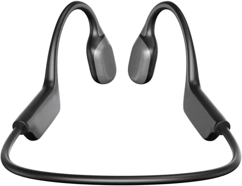 Miniatura 3 de SA04 - Auriculares deportivos inalámbricos Bluetooth ligeros de conducción ósea negra, con micrófonos, resistentes al sudor, impermeables