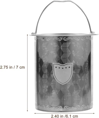 Miniatura 2 de Luxshiny Colador de té de acero inoxidable, paquete de 3 filtros de té de malla fina para ollas de hojas sueltas, tazas, tazas, accesorios de cocina
