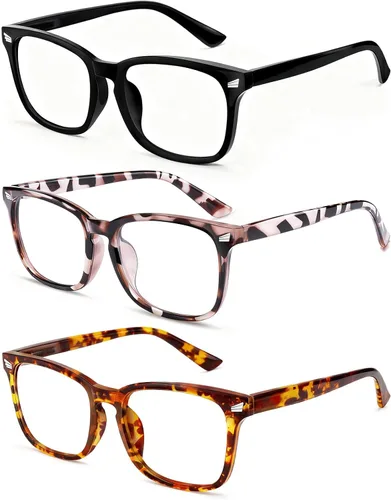 Miniatura 16 de Gafas de Bloqueo de Luz Azul para Hombres y Mujeres Gafas de Luz Azul 99% de Bloqueo Gafas para Computadora Conducción Nocturna Videojuegos