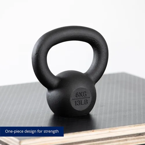 Miniatura 3 de Titan Fitness Pesa rusa de hierro fundido, fundición de una sola pieza, marcas KG y LB, entrenamiento de cuerpo completo