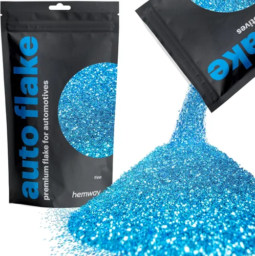Miniatura 36 de Hemway Auto Flake Glitter FINE 1/64" 0.015" 0.4mm 375 micras Aditivo de Pintura en Hojuelas Metálicas 100g para uso con Pintura en Aerosol para Azul