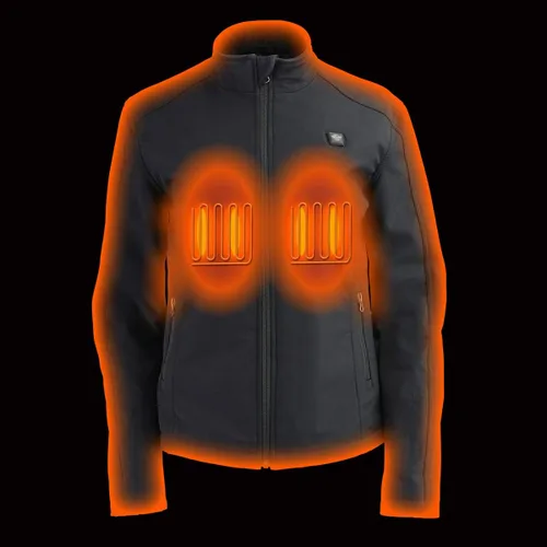 Miniatura 5 de Nexgen Heat MPL2760SET - Chaqueta térmica para mujer, color negro, con cremallera frontal, con cremallera frontal
