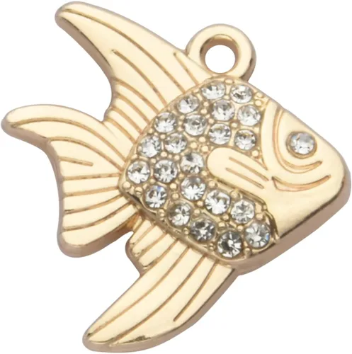 Paquete de 20 dijes de diamantes de imitación chapados en oro, accesorios de cristal para collares, pulseras, joyería, manualidades, bricolaje