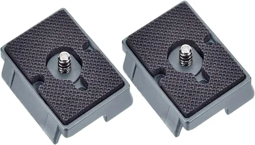 Miniatura 7 de 323 Placa de liberación rápida de 1/4 pulgadas con tornillo de trípode compatible con Manfrotto 200pl-14 RC2, trípode de cámara, cabeza esférica, 2