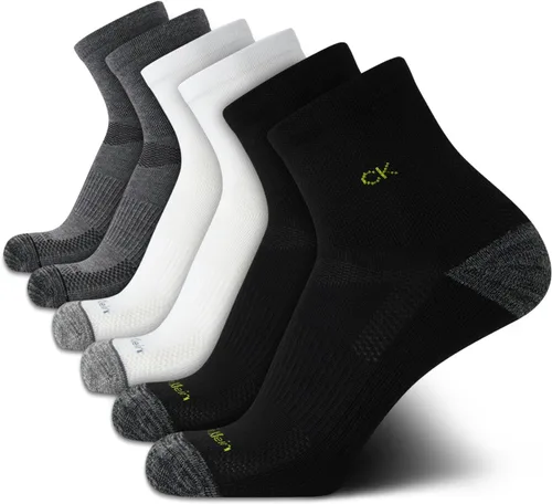 Miniatura 23 de Calvin Klein Calcetines deportivos acolchados de corte alto para hombre (paquete de 6)