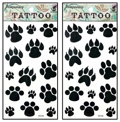 Miniatura 5 de Tatuajes 2 hojas de luna sol estrellas sobre amarillo azul impermeable tatuaje falso temporal pegatinas arte corporal extraíble para hombres mujeres
