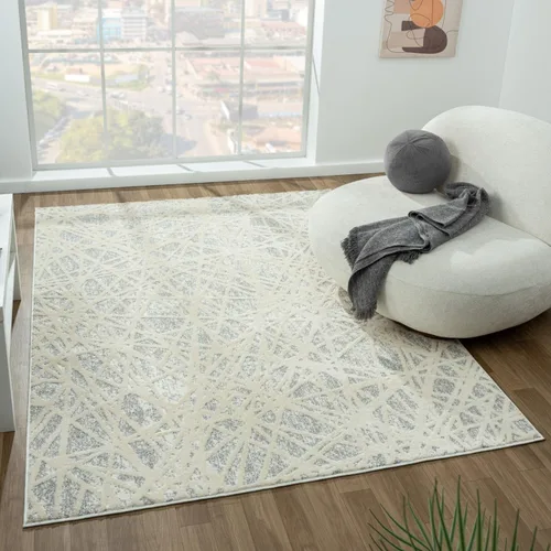 Miniatura 10 de LUXE WEAVERS Alfombra geométrica de 2 x 3 pulgadas, diseño geométrico de líneas abstractas modernas