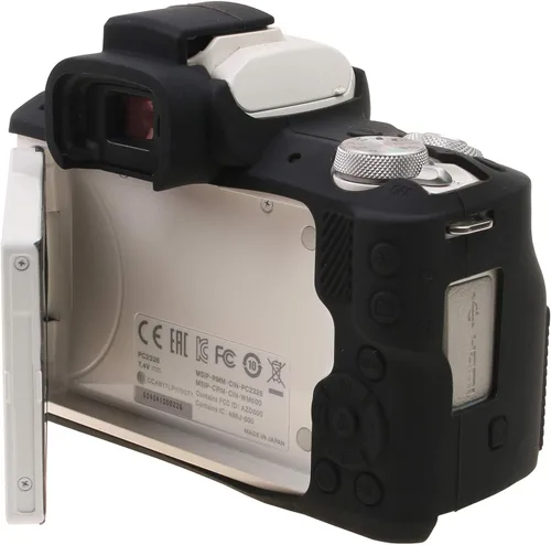 Miniatura 3 de TUYUNG - Funda de silicona para cámara digital Canon EOS M50, color negro