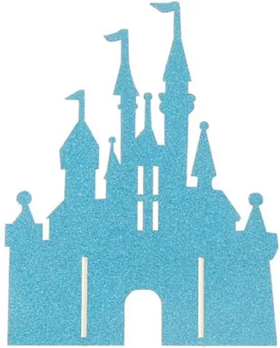 Miniatura 35 de Flairs New York Decoraciones Navideñas Banner Adornos para Pasteles Accesorios de Fiesta (Paquete de 6 Adornos para Cupcakes, Xmas #Snow Cinta Roja)