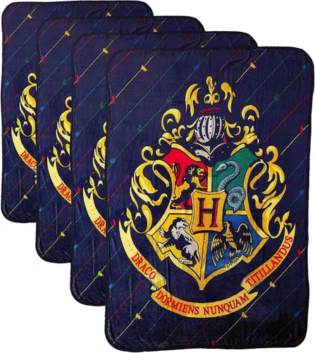 Miniatura 9 de Northwest Manta de micro Raschel de Harry Potter, ligera y transpirable para sofá, acogedora para todas las estaciones, 46 x 60 pulgadas, bandera