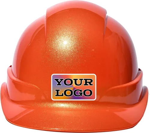 Miniatura 14 de Casco de trabajo de construcción personalizado Casco de seguridad con suspensión de trinquete de 6 puntos con ventilación negro (C-BLACK)