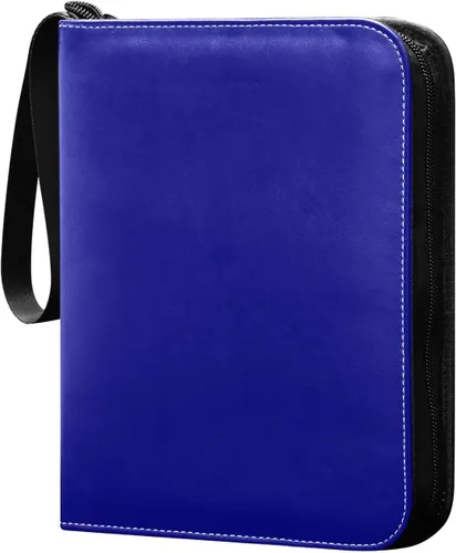 Miniatura 10 de Carpeta de tarjetas comerciales azules de degradado con fundas para tarjetas comerciales