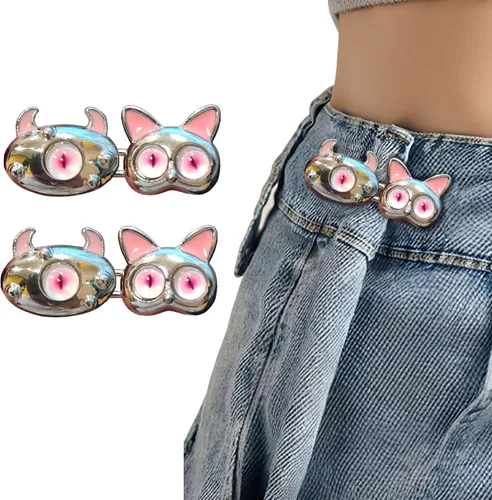 Botones para jeans, botones desmontables para pantalones de mezclilla, ajuste de botones para ajustar la cintura de los pantalones.