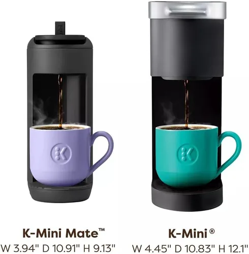 Miniatura 5 de KeurigK K-Mini Mate - Cafetera de cápsulas KCup de una sola porción - Cafetera compacta de 4 pulgadas de ancho - Depósito de 12 onzas - Compatible