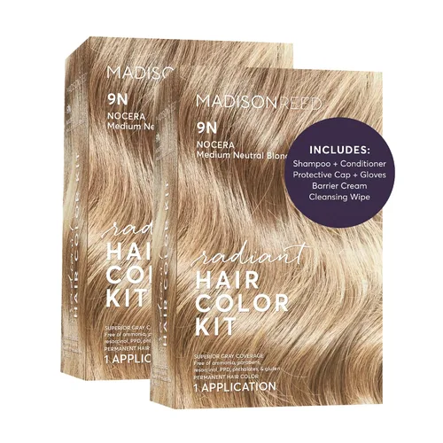 Miniatura 29 de Madison Reed - Kit de color de cabello radiante, tinte permanente para el cabello, 100 % cobertura de canas, sin amoníaco, castaño Catania 5NGM