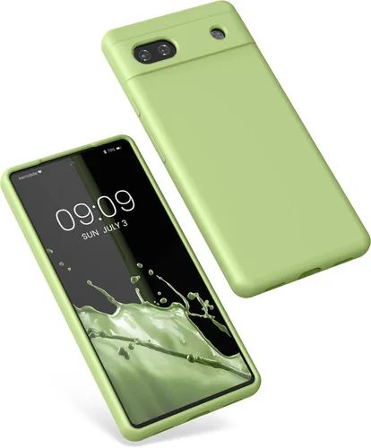 Miniatura 213 de kwmobile Funda Compatible con Google Pixel 6 Pro - Funda de teléfono de silicona TPU con acabado suave - Azul Arrecife