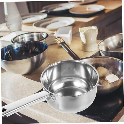 Miniatura 8 de CALLARON Cucharón de baño de acero inoxidable con mango de cucharón de agua para cocina, cucharón de sopa de metal, cuchara de agua, taza de champú