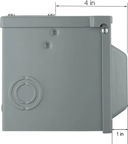 Miniatura 5 de Miady Caja de toma de corriente de 50 amperios 6-50R de 250 voltios, cerrada con cerradura y resistente a la intemperie, panel de receptáculo