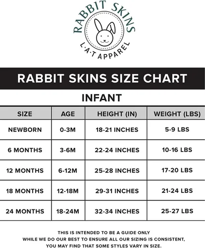 Miniatura 4 de 4411 Rabbit Skins Baby Rib Creeper de manga larga