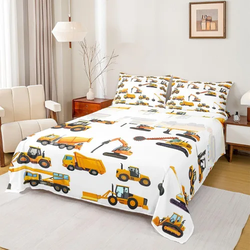 Miniatura 26 de Erosebridal Juego de sábanas tamaño individual de cola de sirena para niños, decoración de habitación de sirena, sábana bajera ajustable