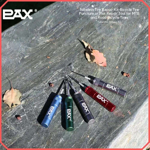 Miniatura 4 de PAX Kit de reparación de neumáticos de bicicleta sin cámara de 12 piezas, incluye recipiente de almacenamiento, herramienta de enchufe, 10 tiras