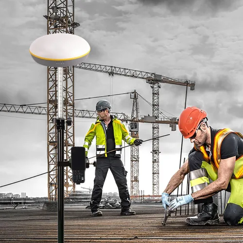 Miniatura 9 de Poste telescópico GPS, vara GPS de 2,5 m/8,2 pies para topografía e ingeniería GPS/GNSS accesorio e instrumentos (GLS25)