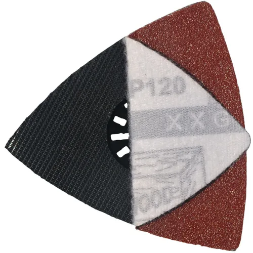 Miniatura 3 de XXGO 10 almohadillas de lijado multiherramienta oscilantes de 3-1/8 pulgadas 3.150 in con gancho y bucle triangulares XG5510
