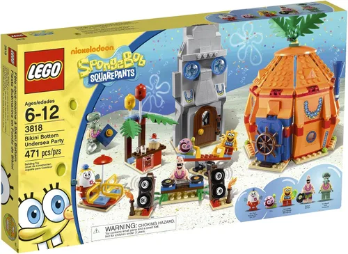 Set LEGO de Bob Esponja: Fiesta submarina en Fondo de Biquini 3818