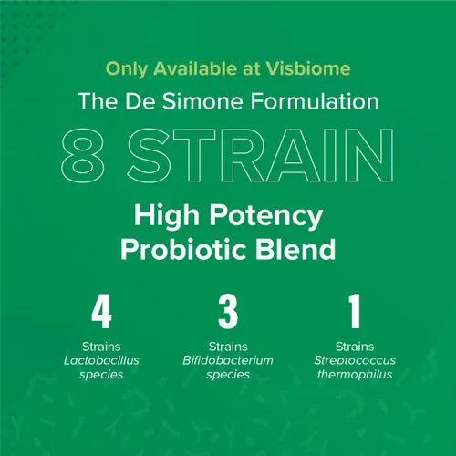 Miniatura 6 de Visbiome® Cápsulas probióticas de alta potencia 112.5 mil millones de CFU – Síndrome del intestino irritable (IBS) alimento médico, enviado frío