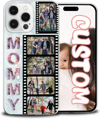 Miniatura 11 de Fundas de teléfono personalizadas para papá y niños, huellas compatibles con iPhone 15, 14, 13, 12, 11 Pro Max, Samsung Galaxy S23 S22 S21 S20