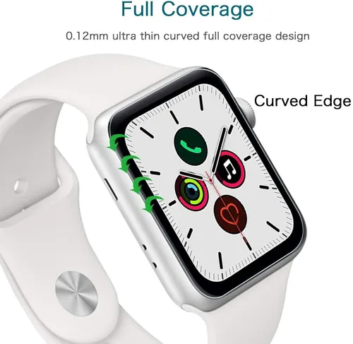 Miniatura 4 de Paquete de 6 protectores de pantalla diseñados para Apple Watch de 1.575 pulgadas, protector de pantalla para Apple Watch SE Series 6, 5, 4