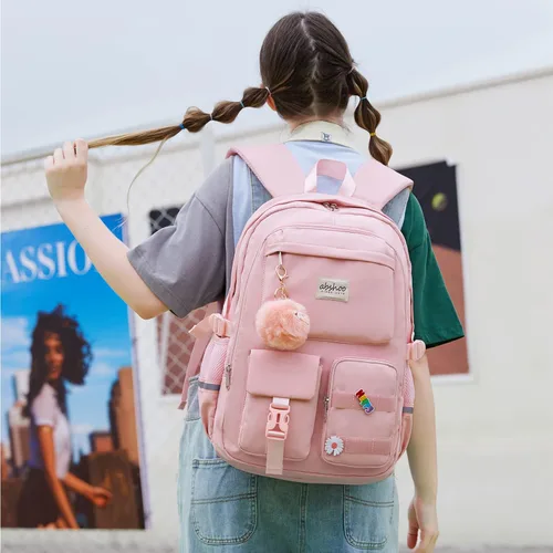 Miniatura 8 de Mochila grande para estudiantes con funda para laptop abshoo para mujeres universitarias, adolescentes de escuela secundaria y niñas adolescentes