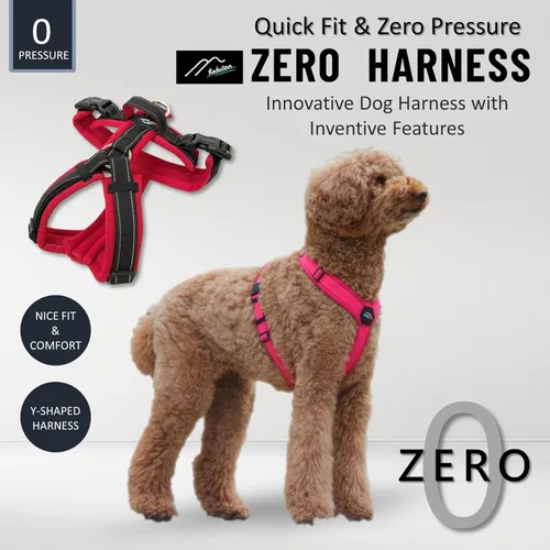 Miniatura 2 de Hakusan - Arnés tipo Ranger Zero Dog Safe, sin asfixia/difícil de desconectar, gran ajuste, fácil de poner y quitar, ajustable, reflector, XXS