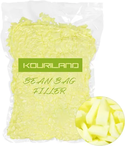 Miniatura 26 de Relleno de puf de 5 libras, repuesto de espuma viscoelástica triturada con gel de enfriamiento, relleno de espuma suave y de alta resistencia