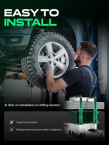 Miniatura 7 de YHTAUTO Kit de elevación de nivelación trasera de 1.5 pulgadas compatible con Ford F-150 2004-2020 RWD/4WD Pernos en U de acero y bloques