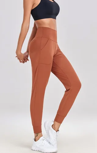 Miniatura 44 de Oalka - Pantalones deportivos para mujer, con cintura alta y bolsillos, para hacer deporte, yoga y entrenar