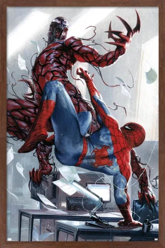 Miniatura 15 de Trends International Marvel Comics Carnage - Póster de pared de batalla con Spider-Man, 22.375 x 34 pulgadas, versión premium sin marco
