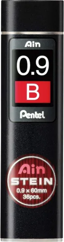 Miniatura 3 de Pentel Ain Stein - Lápiz mecánico, 0.035 in, 2B, 36 minas (C279-2B)