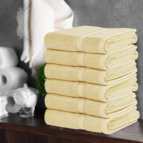 Miniatura 9 de Utopia Towels- Paquete de 6 toallas de mano prémium, 100% algodón hilado en anillo, ultrasuaves y altamente absorbentes, 18 oz/m2 (600 g/m2), 16 x