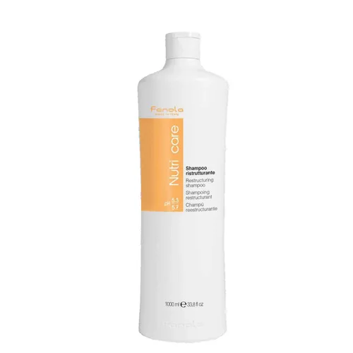 Fanola Nutri Care - Champú reestructurante - Champú reparador de proteínas de leche para cabello seco dañado - Limpiador nutritivo hidratante para