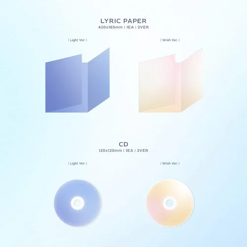 Miniatura 5 de CUBE Ent. LIGHTSUM - Light a Wish (segundo álbum individual) (versión clara)