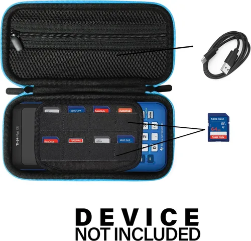 Miniatura 3 de Funda para calculadora gráfica para Texas Instruments TI84 Plus, TI84, TI83, TI89, TI-Nspire CXII/TI Nspire CX CAS/TI Nspire CX, bolsillo de malla