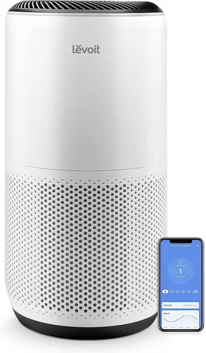 Miniatura 2 de LEVOIT Purificadores de aire para el hogar, habitación grande de hasta 1980 pies cuadrados en 1 hora con monitor de calidad del aire, blanco