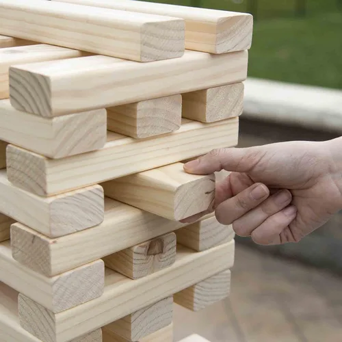 Miniatura 3 de Hey Play Grande nontraditional Tumbling Torres Juego