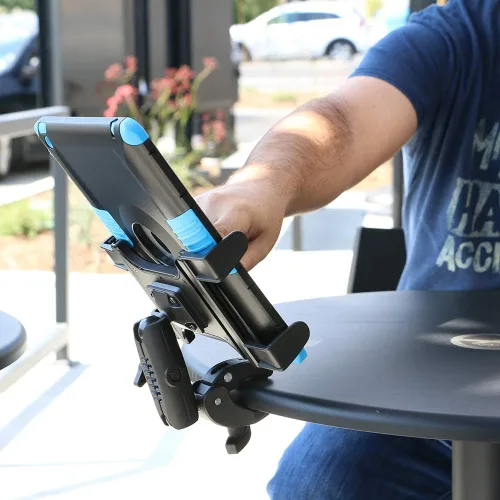 Miniatura 8 de ARKON Soportes – Soporte para tablet con abrazadera Resistente a la corrosión Soporte para tableta con abrazadera resistente Función
