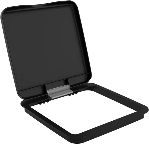 Miniatura 18 de Tapa para cubo de basura de 35 cuartos de galón, de la marca Rev-A-Shelf plateado