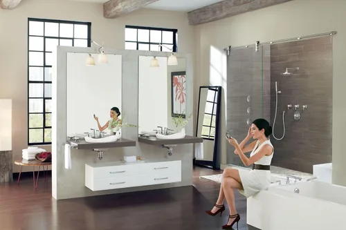 Miniatura 13 de Moen TS43002 Arris - Kit de ajuste de grifo de baño moderno de 8.0 in (8.0 in), requiere válvula, cromado