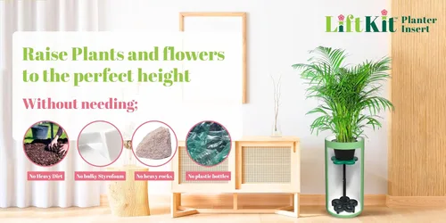 Miniatura 3 de Inserto para maceta Lift Kit Alto con forma cónica para rellenar la parte inferior de macetas altas y contenedores grandes de plantas Para