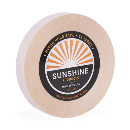 Sunshine Rollo de cinta para el sistema capilar Maximum Wear - Cinta de peluca Hyper Hold - Cinta adhesiva hipoalergénica sin brillo - 2-4 semanas
