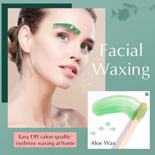 Miniatura 3 de VENNCO Perlas de Cera de Aloe de 2.5 libras - Granos de Cera Dura para Depilación de Vello Grueso, Recarga Grande Suave para Kit de Calentador